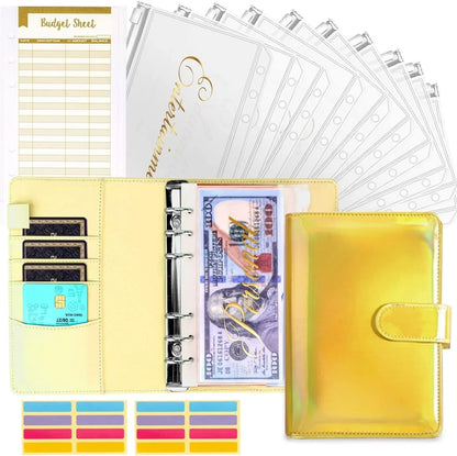 Budget Planner with Envelopes and Card Slots