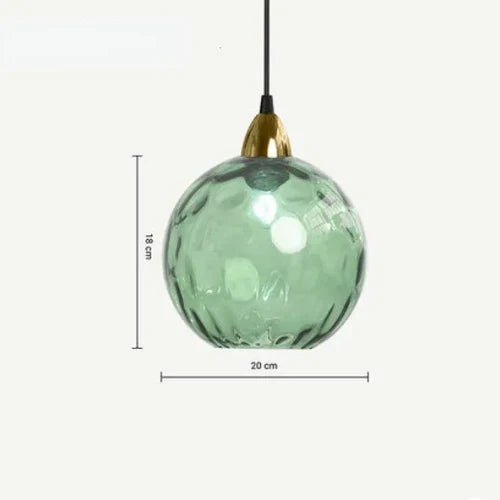 Glass Globe Pendant Light