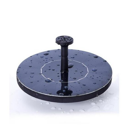 Solar-Powered Bubbling Fountain for Bird Baths – Water Sprinkler with Solar Panel
