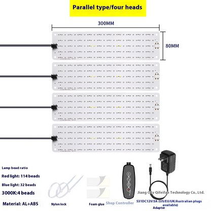 LED Quantum Plant Light Panel for Optimal Growth and Color Intensity – Adjustable Light Mode for Individual Plant Care