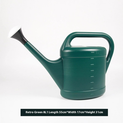 Large-Capacity Plastic Watering Can with Long Spout – Ideal Watering Can for Garden Care and Plant Watering