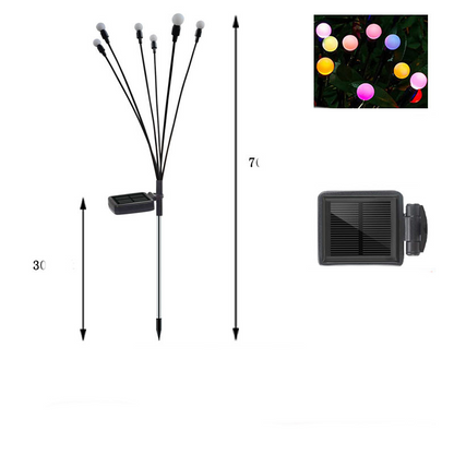 Solar Garden Lights with Flexible LED Balls – Waterproof Decorative Lights for Flower Beds and Paths in Outdoor Areas