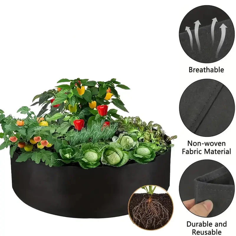 Round Plant Grow Bag – Versatile Garden Container for Easy Plant Growth and Optimal Harvests