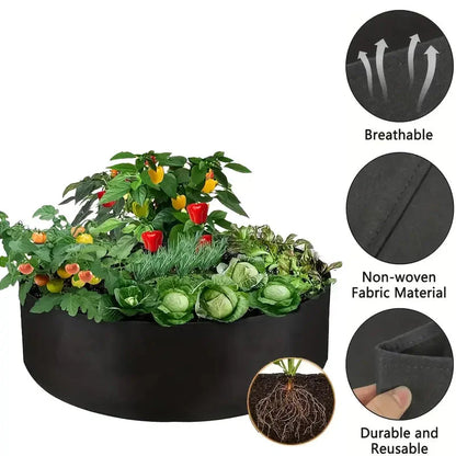 Round Plant Grow Bag – Versatile Garden Container for Easy Plant Growth and Optimal Harvests