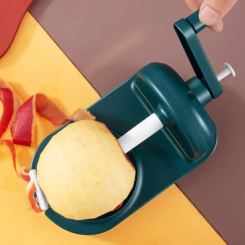 Efficient Vegetable and Fruit Peeler with Hand Crank – For Fast and Easy Peeling