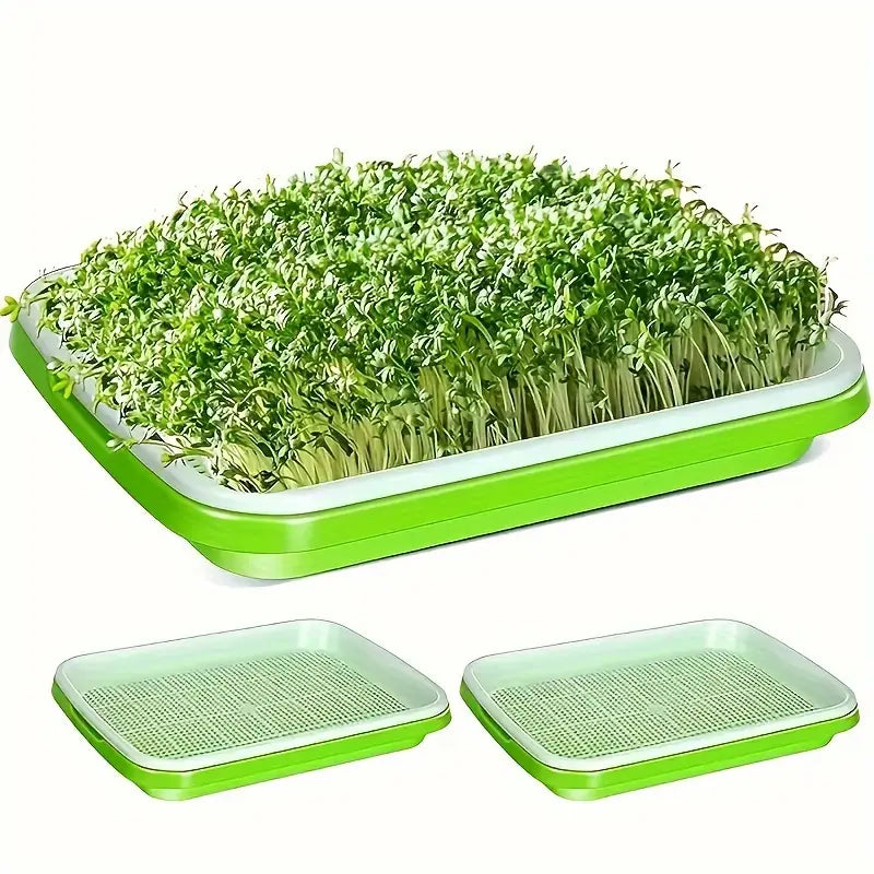 Double-Layer Seed Germination Trays with Lid – Efficient Seed Starting Tray for Optimal Seed Germination