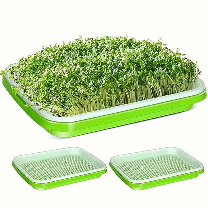 Double-Layer Seed Germination Trays with Lid – Efficient Seed Starting Tray for Optimal Seed Germination
