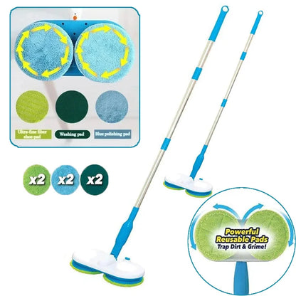 Cordless Electric Mop – Reusable Pads