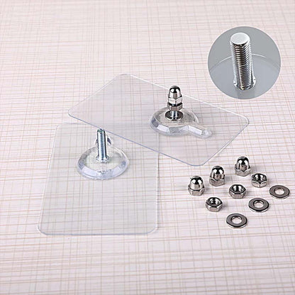 Self-Adhesive Reusable Hooks for Wall Mounting