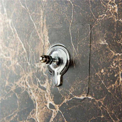 Self-Adhesive Reusable Hooks for Wall Mounting