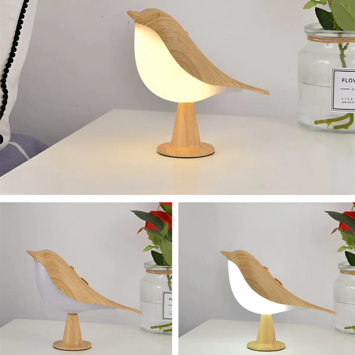 Elegant Bird Lamp – Ambient Light with Aromatherapy for Relaxation and Atmosphere