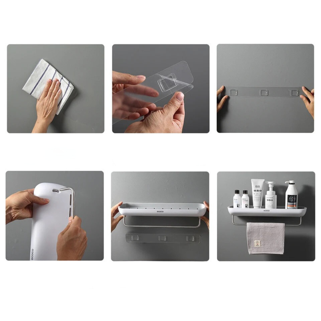 Self-Adhesive Shower Shelf Organizer