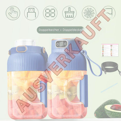 Portable Blender with USB Charging Function – for Smoothies and Storage
