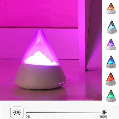 LED iceberg night light – wireless design for relaxing lighting