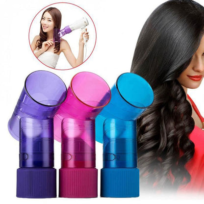 Curling Attachment for Hair Dryer – Professional Blow-Dryer Attachment for Beautiful, Long-Lasting Curls