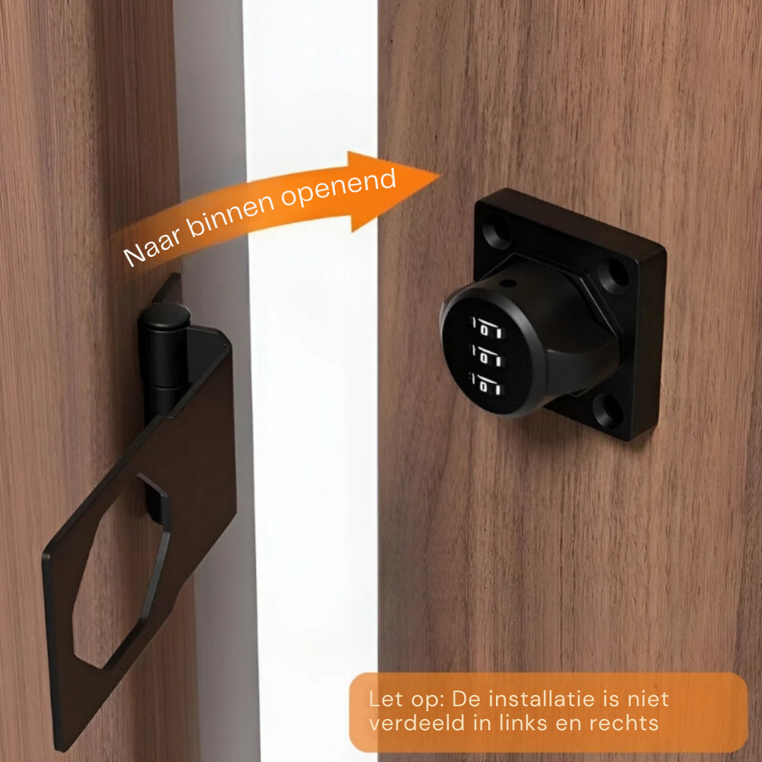 Combination Lock for Doors Without Keys