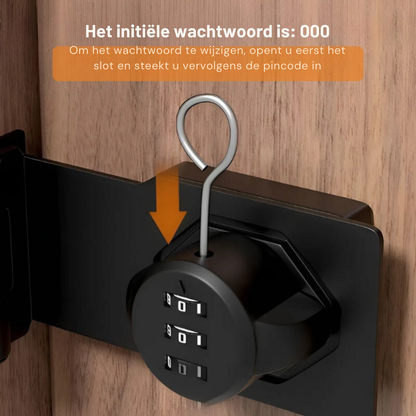 Combination Lock for Doors Without Keys