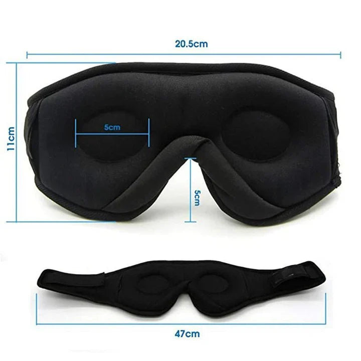 Sleep Mask with Bluetooth & Music – Comfortable Eye Mask for Relaxed Sleep