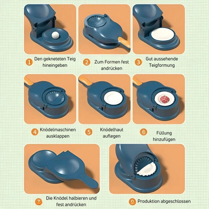 2-in-1 Dumpling Maker for Dumplings and Fillings – Ideal for Quick and Easy Preparation