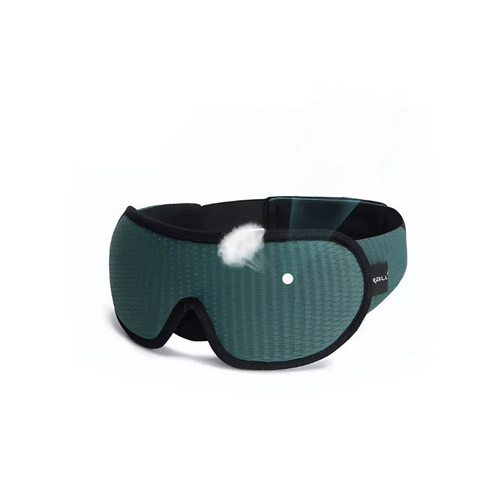 Ergonomic 3D Sleep Mask with Memory Foam and Light Blocking