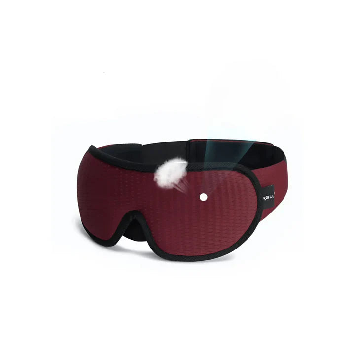 Ergonomic 3D Sleep Mask with Memory Foam and Light Blocking