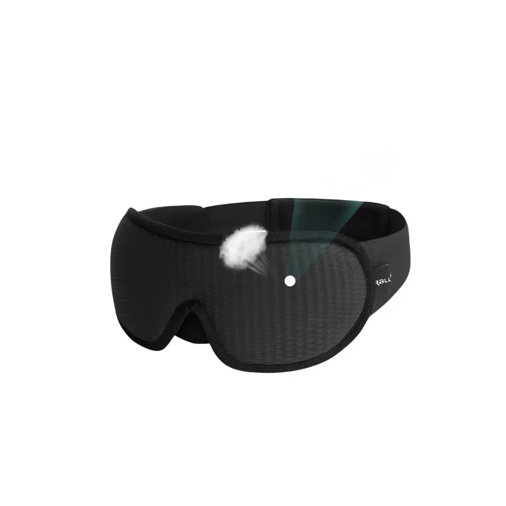 Ergonomic 3D Sleep Mask with Memory Foam and Light Blocking