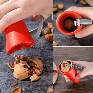 Ergonomic Nutcracker – Sturdy Walnut & Hazelnut Opener with Lever Mechanism