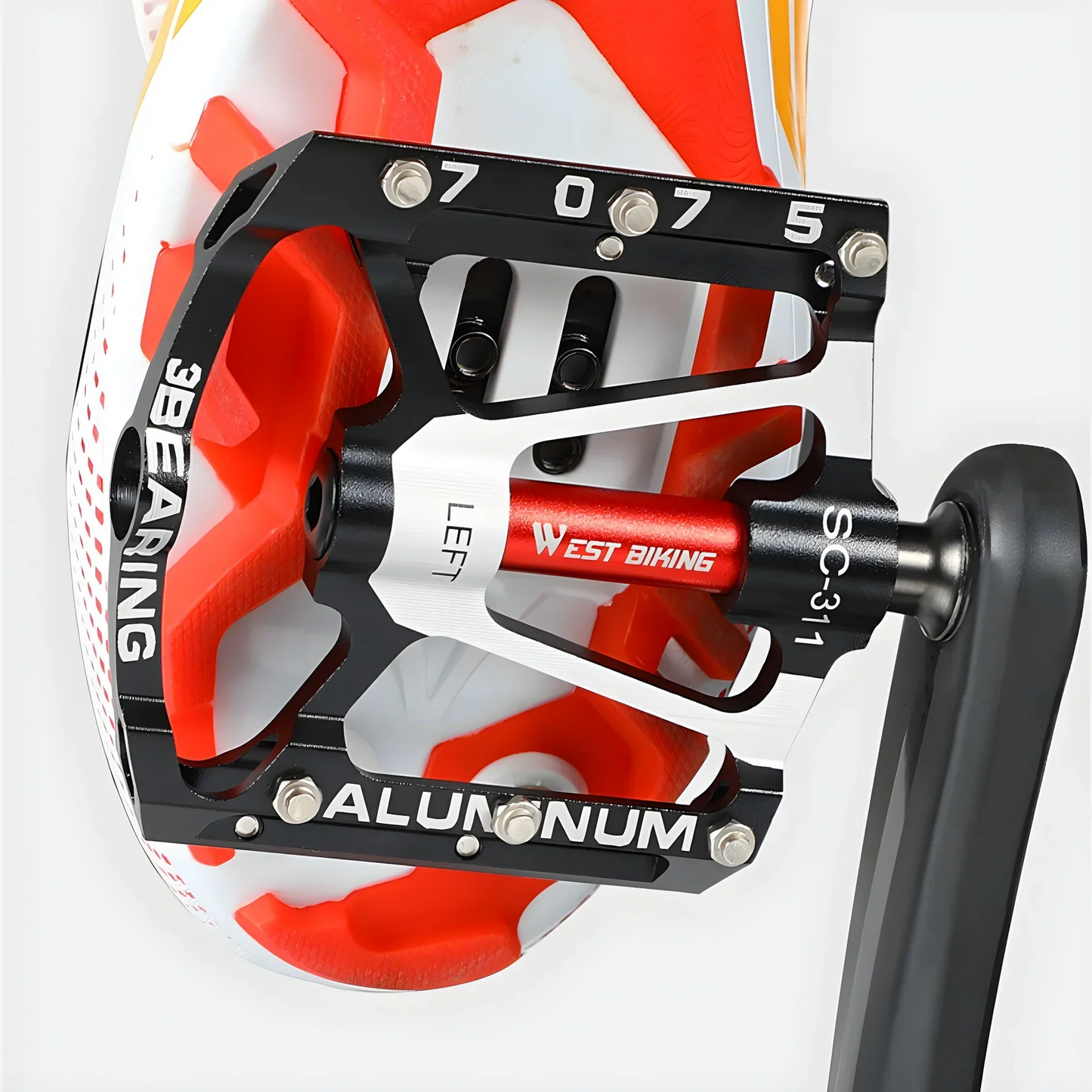 High-Quality Lightweight Alloy Pedals for Trekking and City Bikes