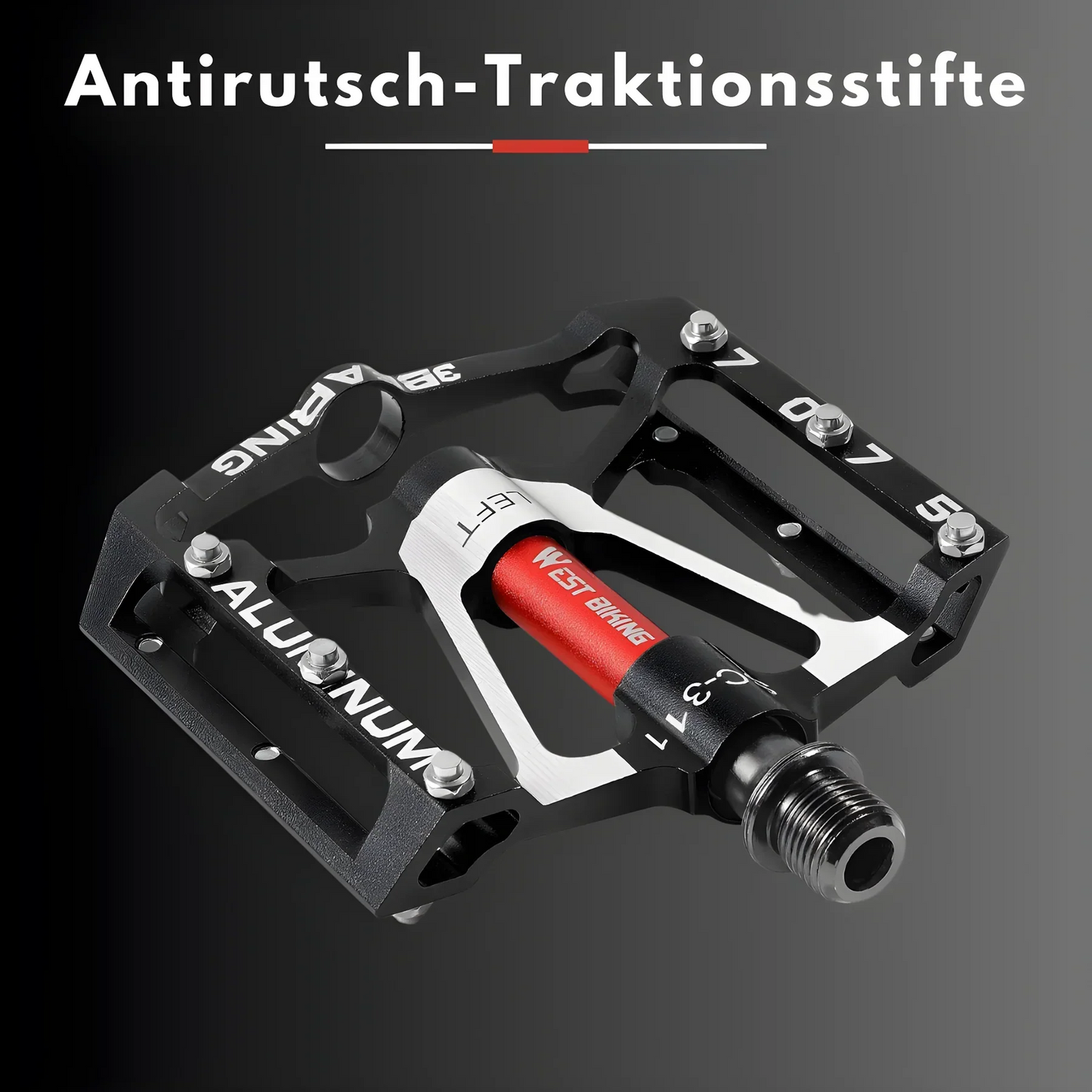 High-Quality Lightweight Alloy Pedals for Trekking and City Bikes