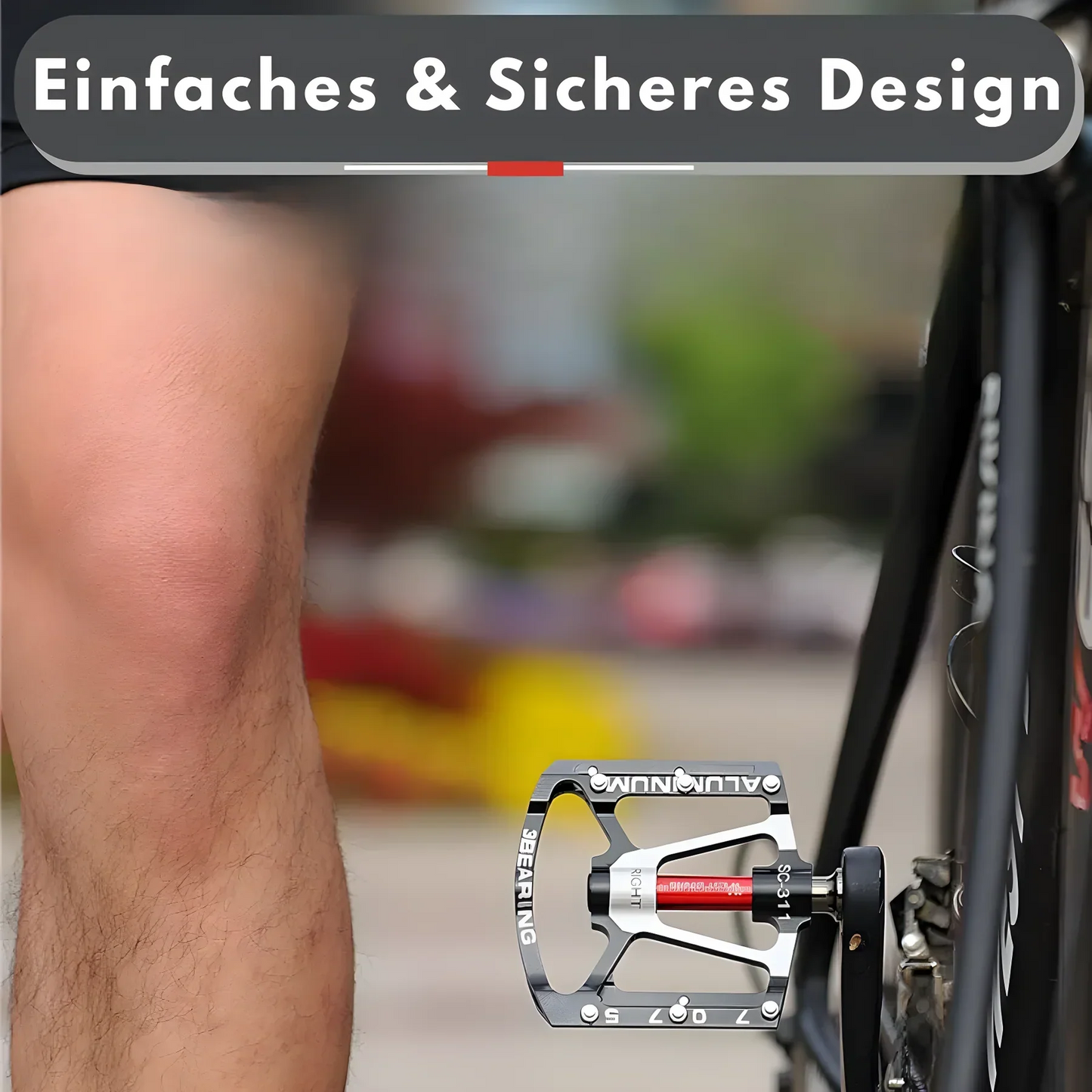 High-Quality Lightweight Alloy Pedals for Trekking and City Bikes