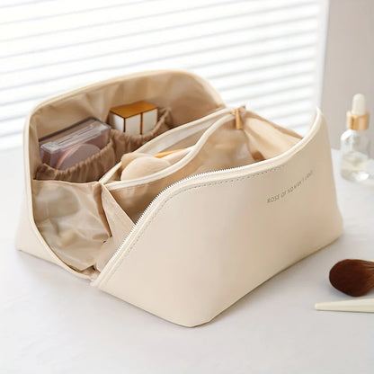 Cosmetic Bag for Travel – Zipper Organizer for Makeup and Skincare