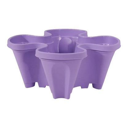Stackable Plant Pot Set with Wheels – Practical Vertical Planting System