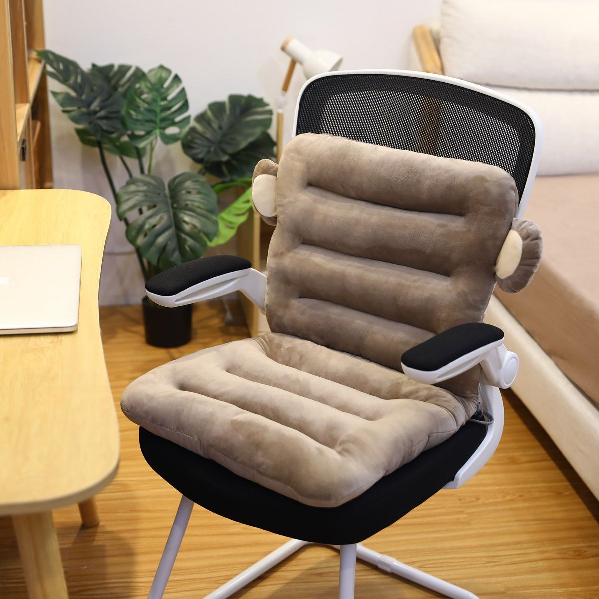 Ergonomic Cushion for Back and Seat Pain Relief