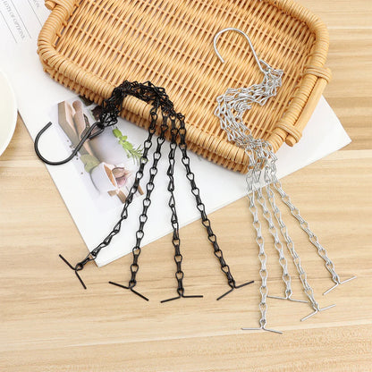 Durable Plant Hangers with Chains – Sturdy Suspension for Flower Pots and Garden Plants
