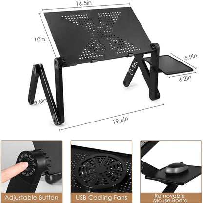 360° Rotatable Laptop Stand for Optimal Positioning