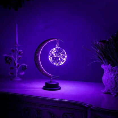 Moon Lamp with Fairy Lights