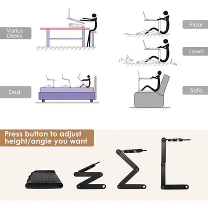 360° Rotatable Laptop Stand for Optimal Positioning