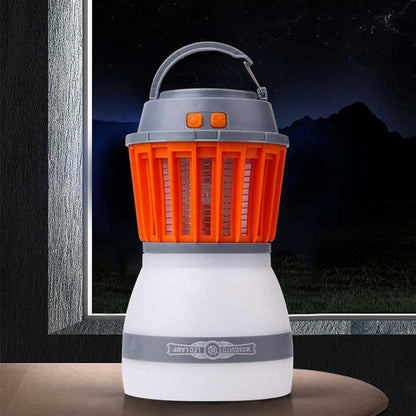 Solar-Powered Mosquito Lamp with LED Lantern – Effective Insect Protection for Garden and Outdoor Activities