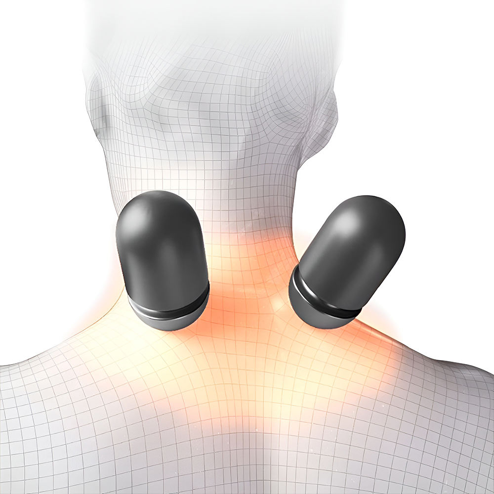 Massage neck pillow with heat function – relaxation and relief for neck and shoulders