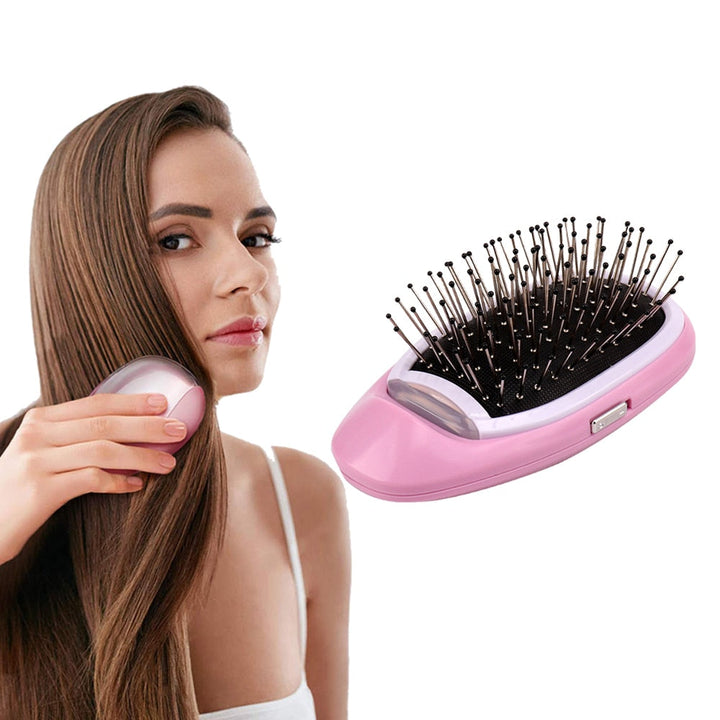 Ionic Hair Brush – Anti-Static Electric Brush for Smooth, Shiny & Healthy Hair