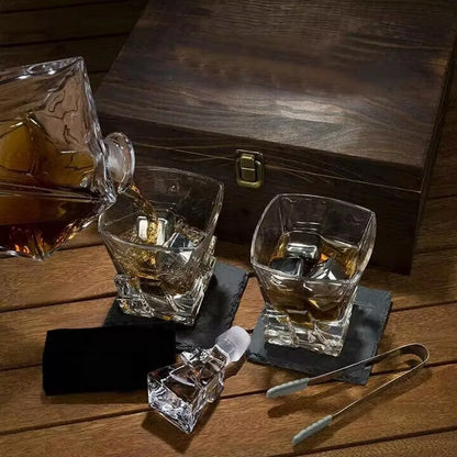 Crystal Whiskey Set with Decanter and Glasses – Luxury for Connoisseurs