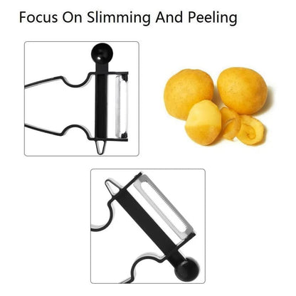 Multifunctional Peeler Set (3-piece) – Ideal for fruit, vegetables, and more