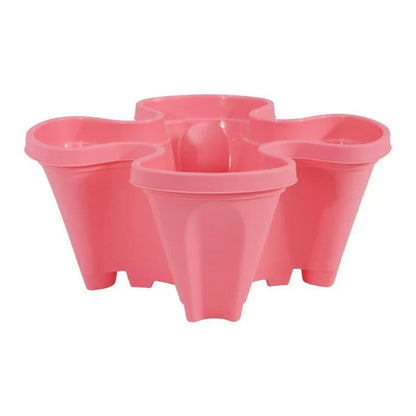 Stackable Plant Pot Set with Wheels – Practical Vertical Planting System
