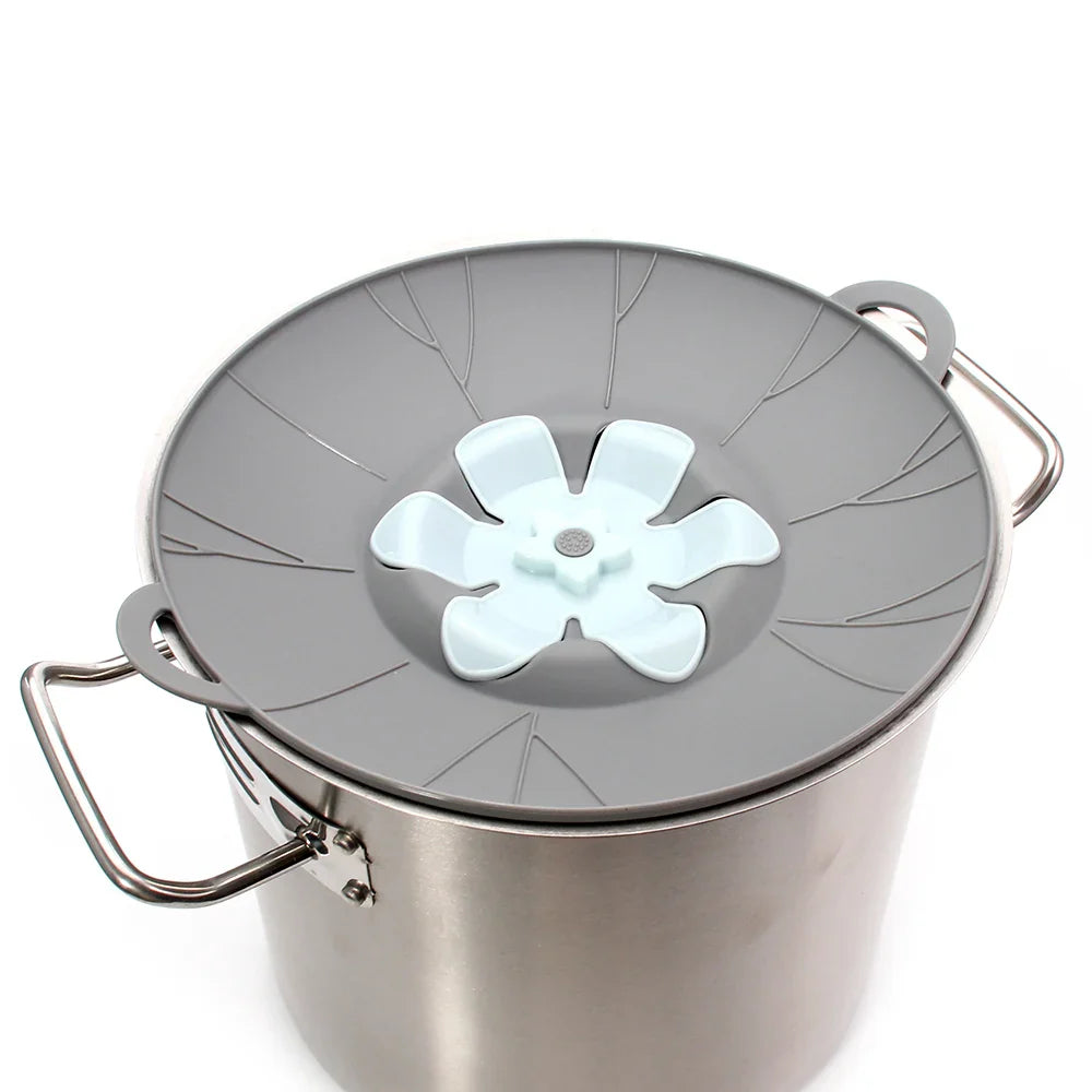Heat-Resistant Silicone Splash Guard for Cooking Pots