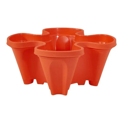 Stackable Plant Pot Set with Wheels – Practical Vertical Planting System