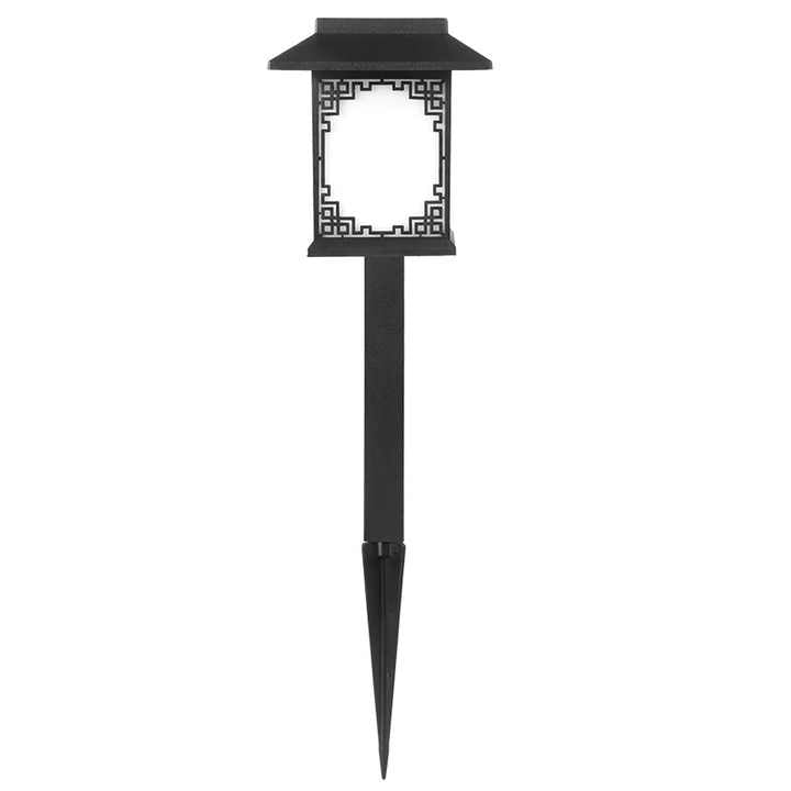 Solar LED Garden Lighting – Square Lamp With Warm White Light For Garden, Patio And Pathway Lighting
