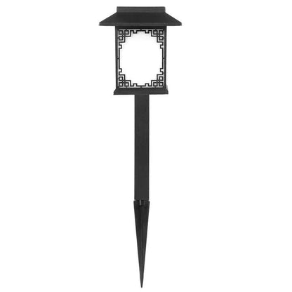 Solar LED Garden Lighting – Square Lamp With Warm White Light For Garden, Patio And Pathway Lighting