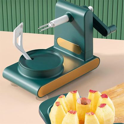 Efficient Vegetable and Fruit Peeler with Hand Crank – For Fast and Easy Peeling