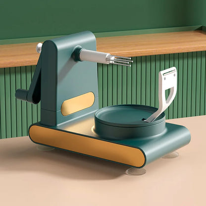 Efficient Vegetable and Fruit Peeler with Hand Crank – For Fast and Easy Peeling