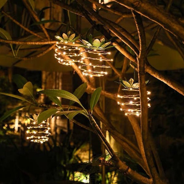 LED Solar Garden Lamp in Pineapple Shape